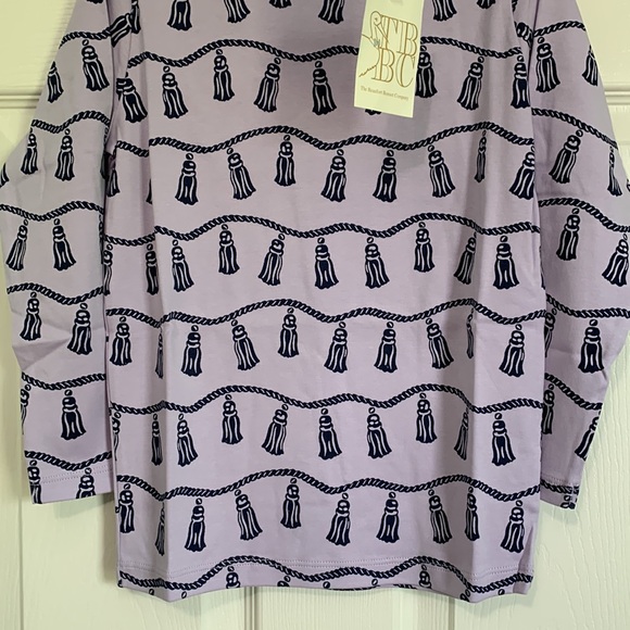 The Beaufort Bonnet Company Miss Todd Tassel Turtleneck Long Sleeve Shirt Girls - Picture 4 of 7